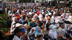 Dua Ribuan Guru Sertifikasi Kuansing Gelar Aksi Damai 4 Hari